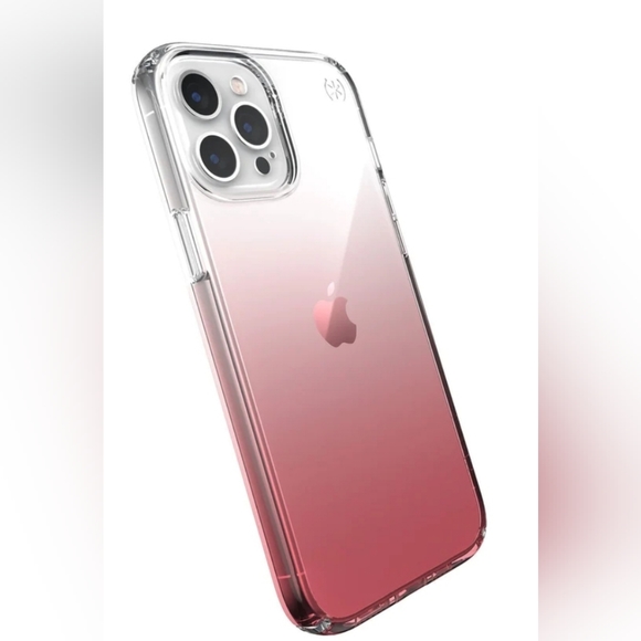 NEW Speck Presidio Perfect-Clear Ombre iPhone 13Pro Case Vintage Rose Fade - Picture 2 of 5